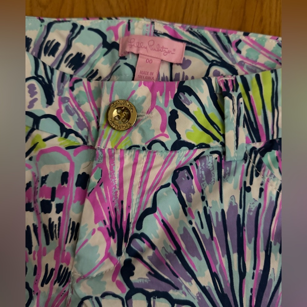 Lilly Pulitzer Callahan Chino oh shello pants 00 - Picture 4 of 7